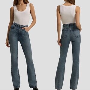 Favorite Daughter Valentina Boot Super High Rise Jeans 26 Laurel Canyon Wash